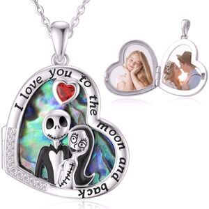 Nightmare Before Christmas Locket Necklace